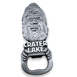 Bigfoot Sasquatch Fridge Magnet Oregon Crater‎ Lake Souvenir Bottle Opener Metal